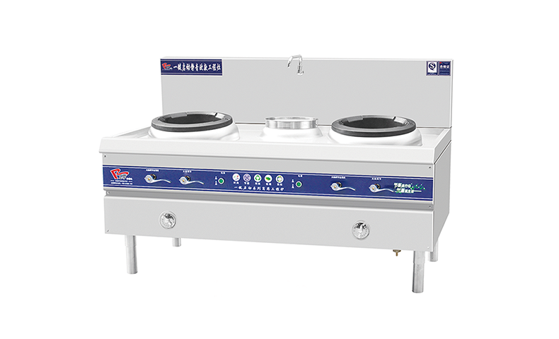 European engineering double burner gas stove