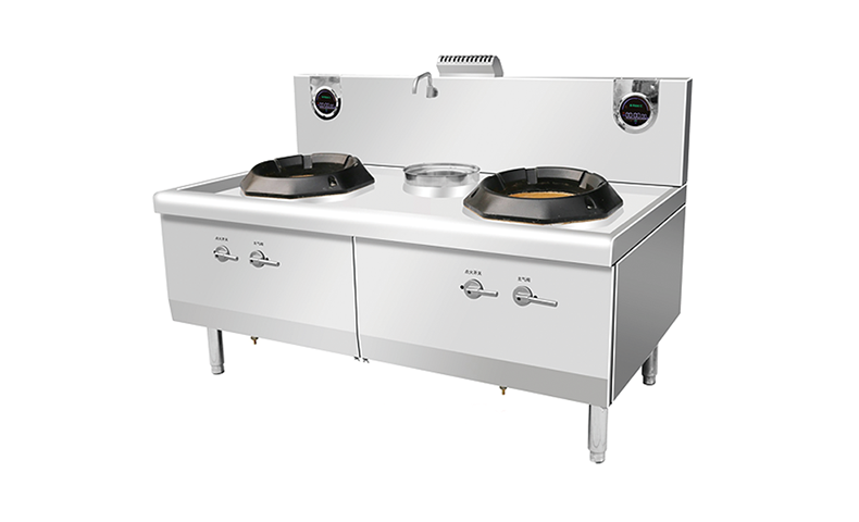 Octagonal double burner gas stove